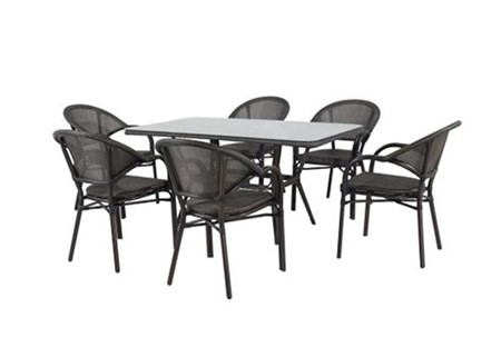 TABLE+ 6 CHAIRS 84/186